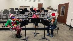 School #6 Students Perform Jingle Bell Rock